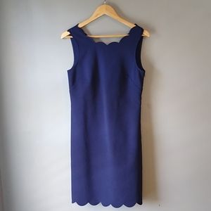 J crew factory scalloped dress